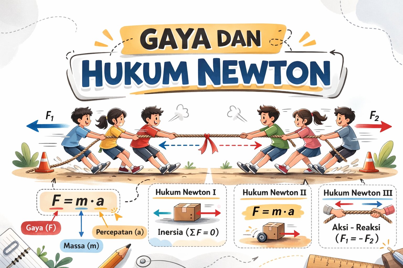 Materi 1 - Gaya & Hukum Newton